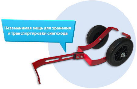 Подкаты под лыжи снегохода